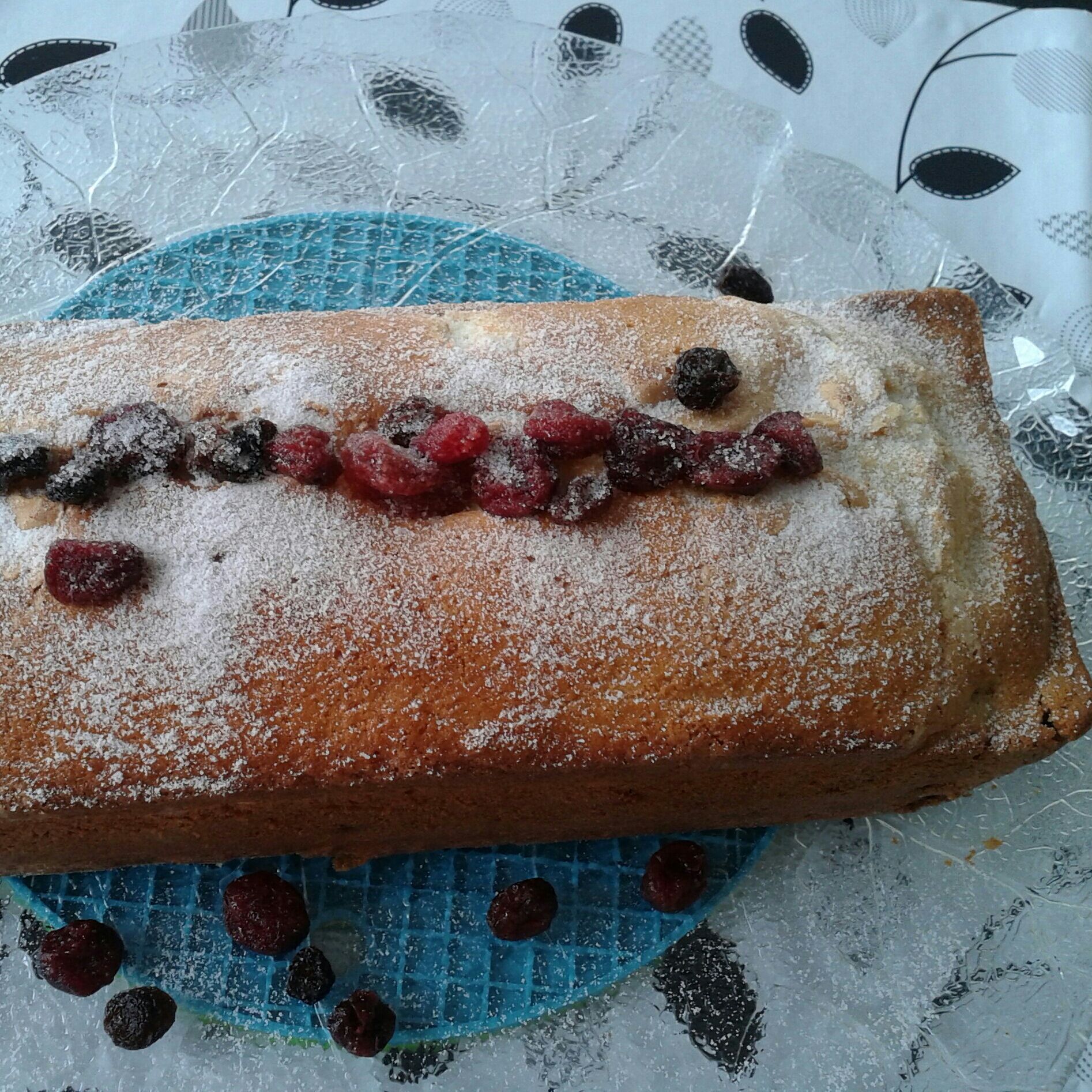 Bolo de blueberry