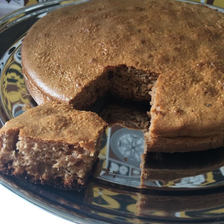 Bolo de canela e mel (com farinha de aveia)