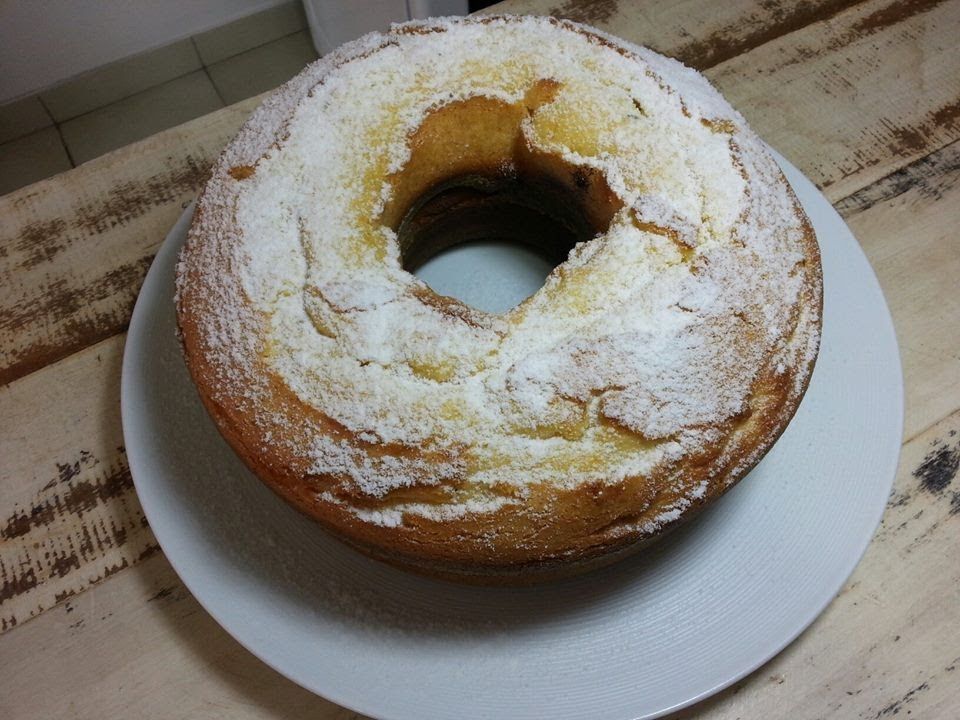 Bolo de cascas de maçã