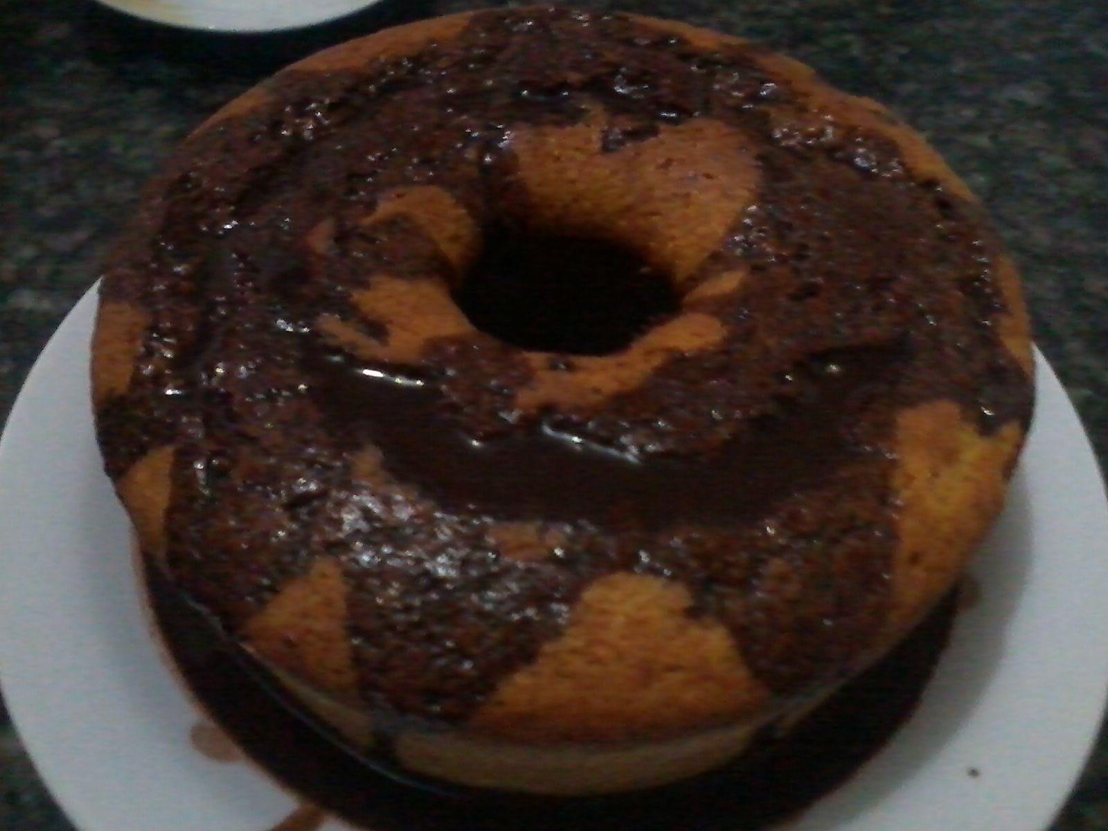 Bolo de cenoura com banana