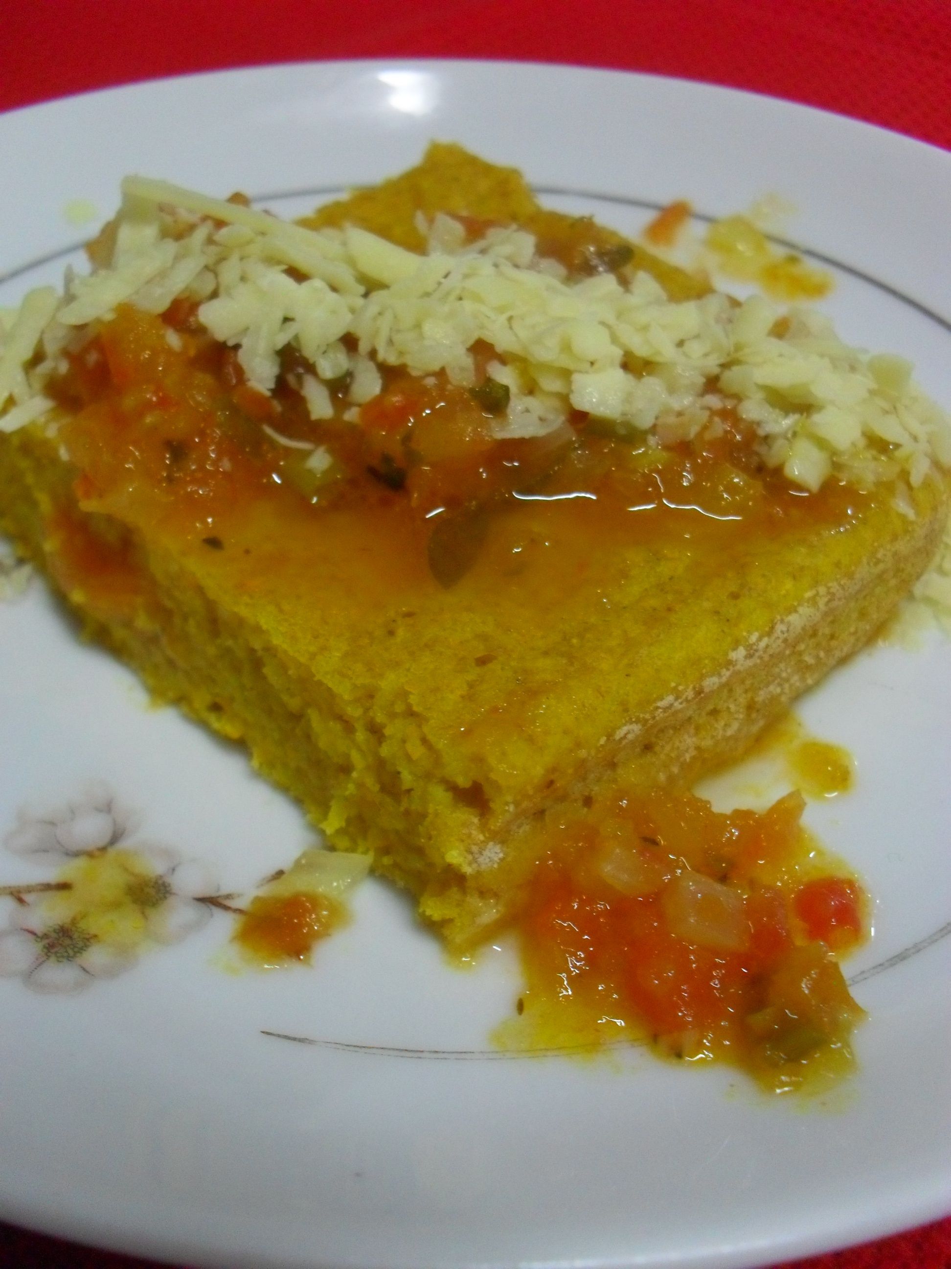 Bolo de cenoura salgado