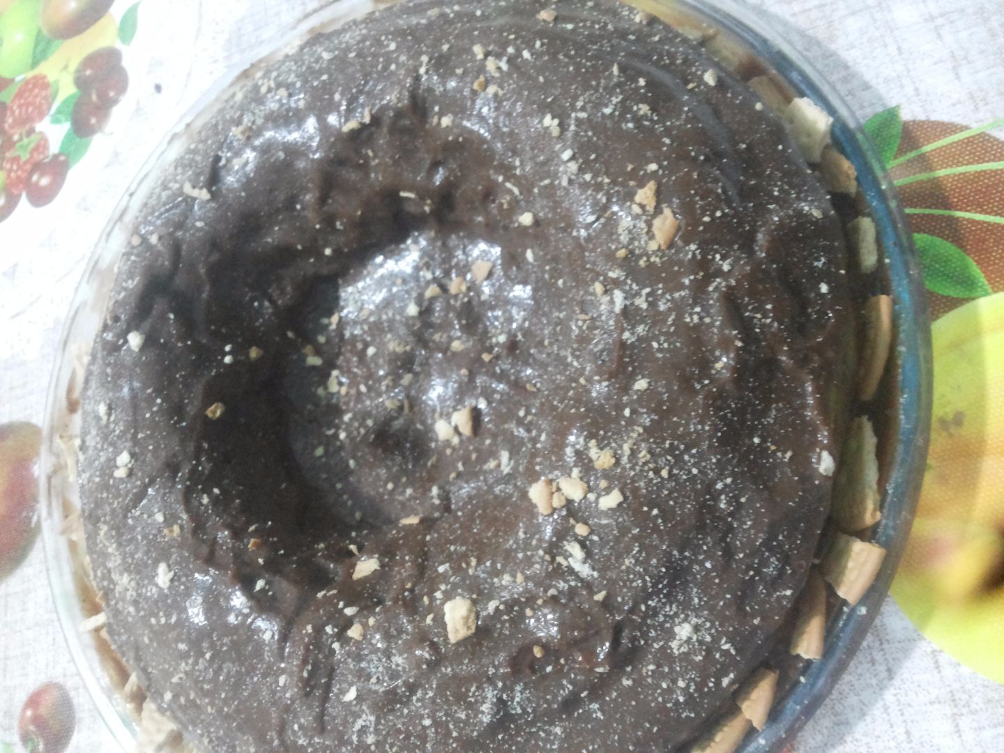 Bolo de chocolate "céu estrelado"