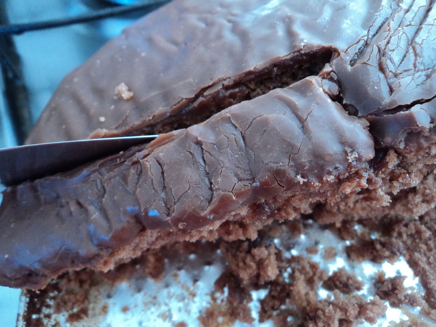 Bolo de chocolate com cobertura especial