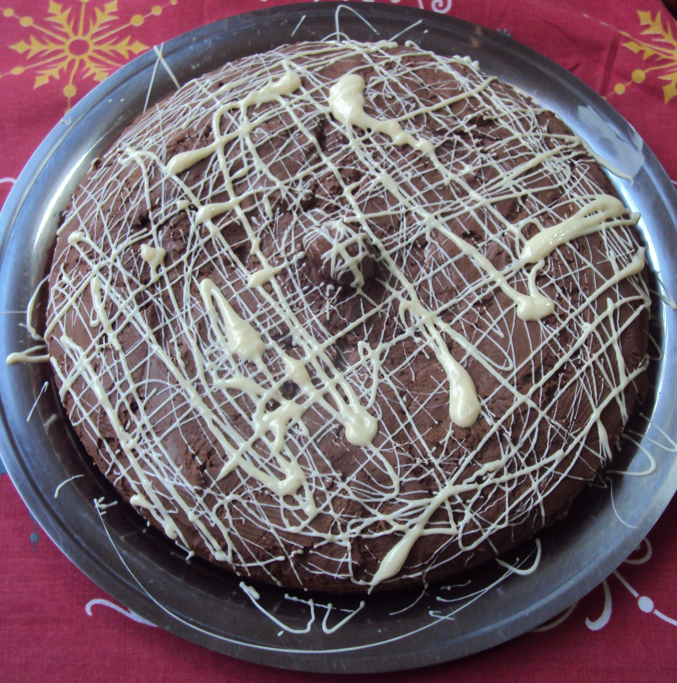 Bolo de chocolate com recheio cremoso