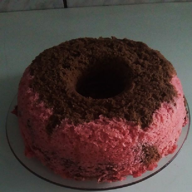 Bolo de chocolate de micro-ondas