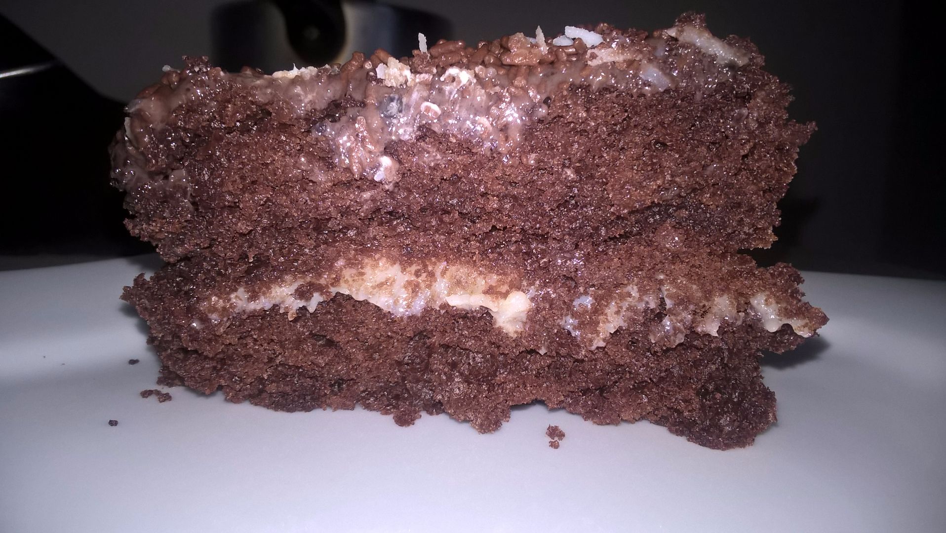 Bolo de chocolate feito com cacau