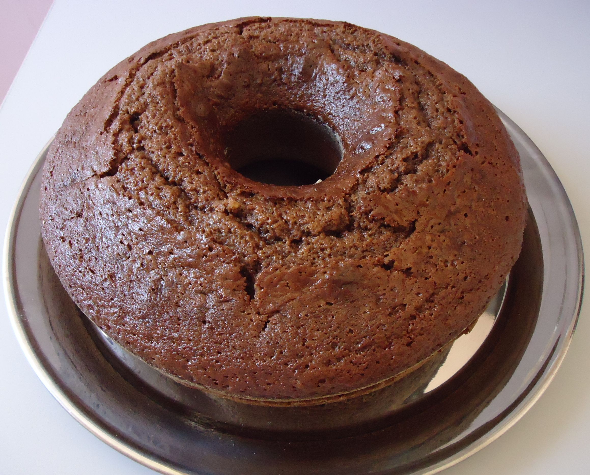 Bolo de coca-cola e doce de ameixa