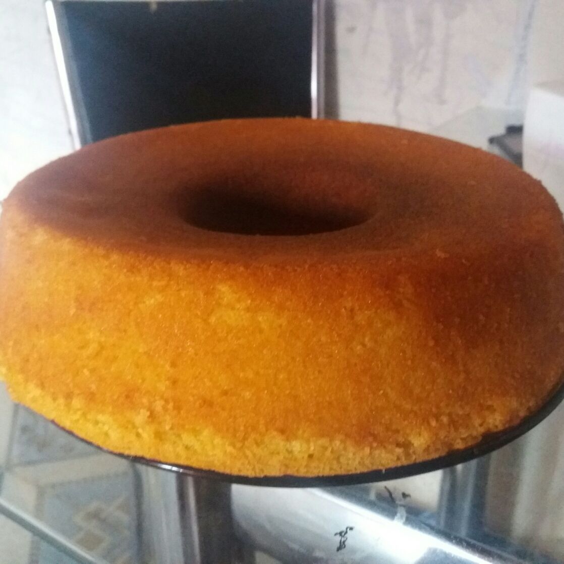 Bolo de creme de milho com requeijão