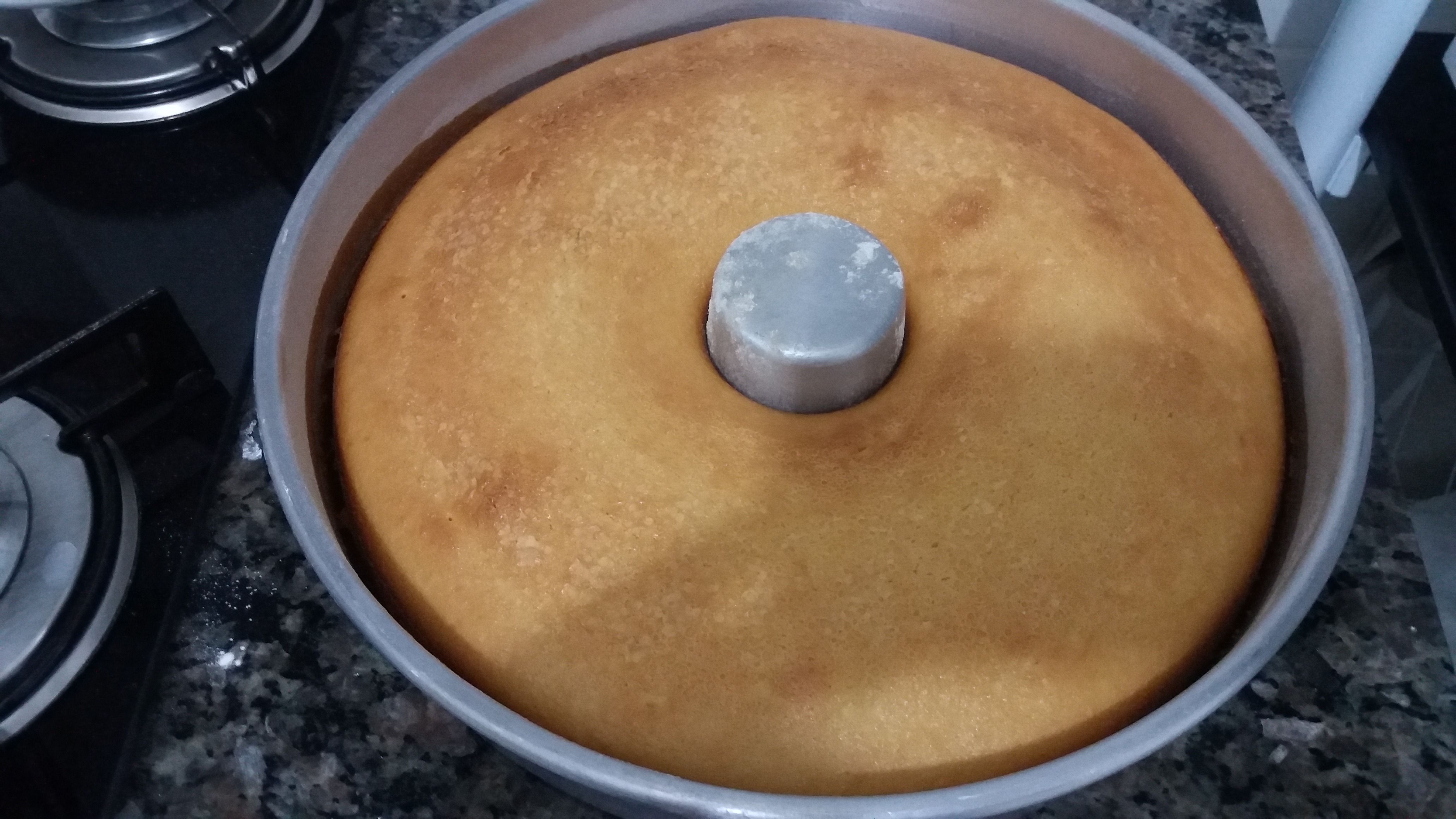 Bolo de creme de milho