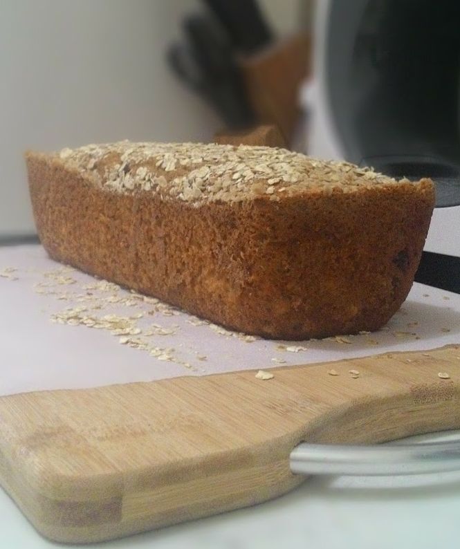 Bolo de farinha de arroz com linhaça