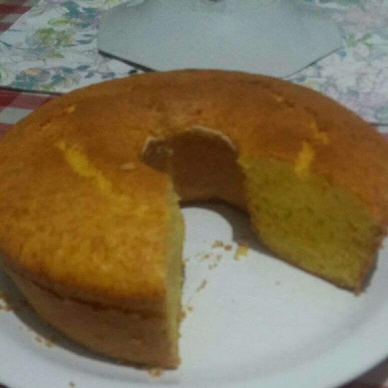 Bolo de farinha de arroz sabor laranja