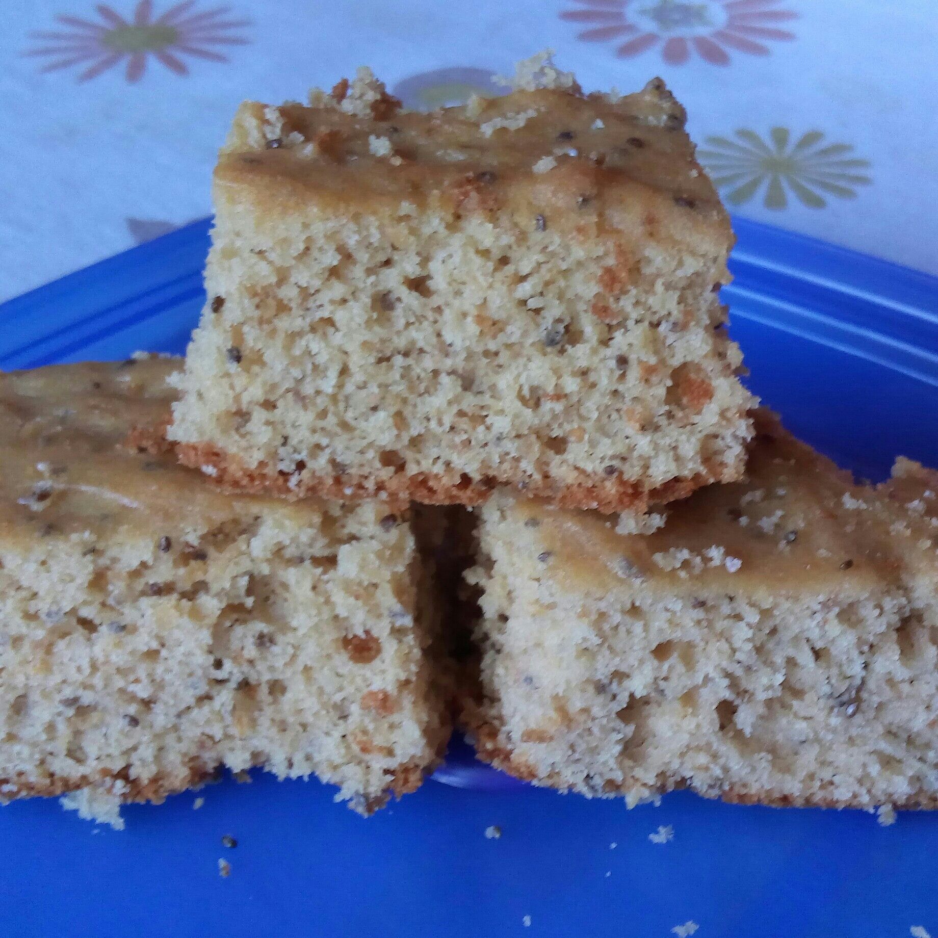 Bolo de farinha de jatobá com iogurte