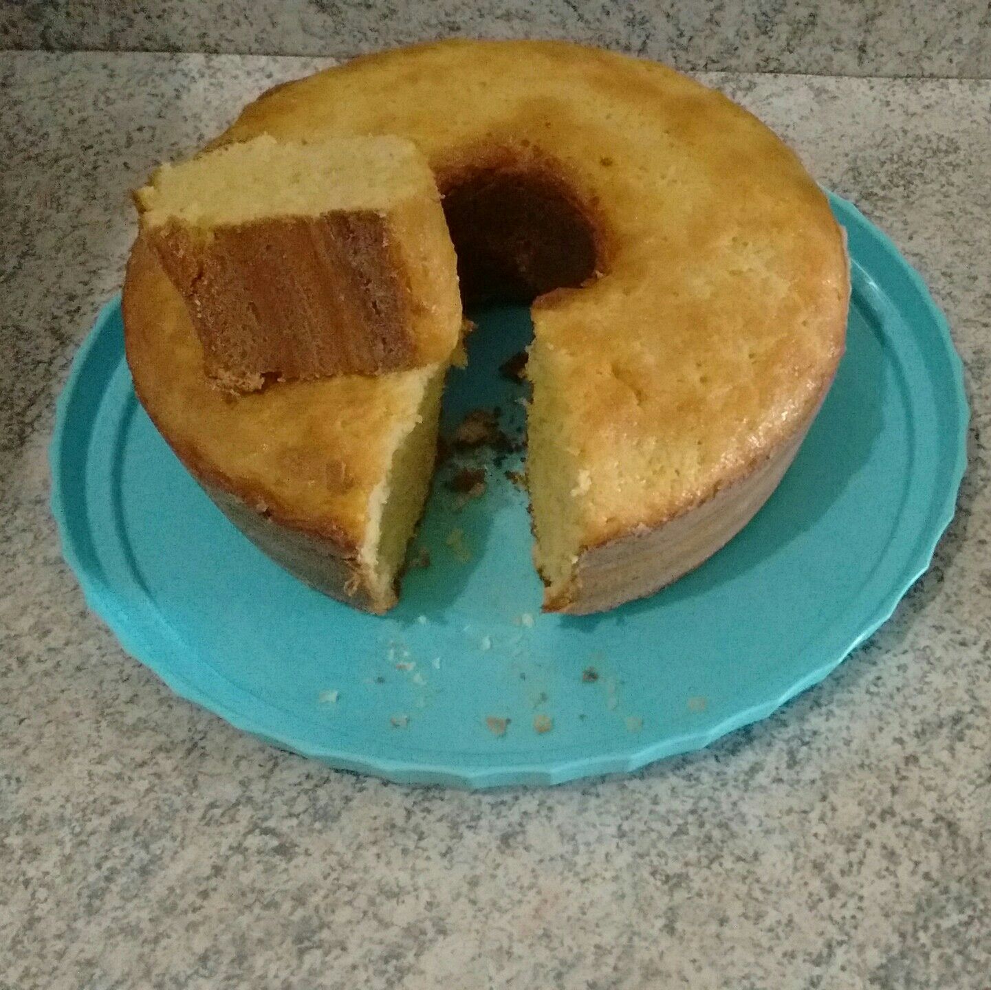 Bolo de fubá com amido de milho