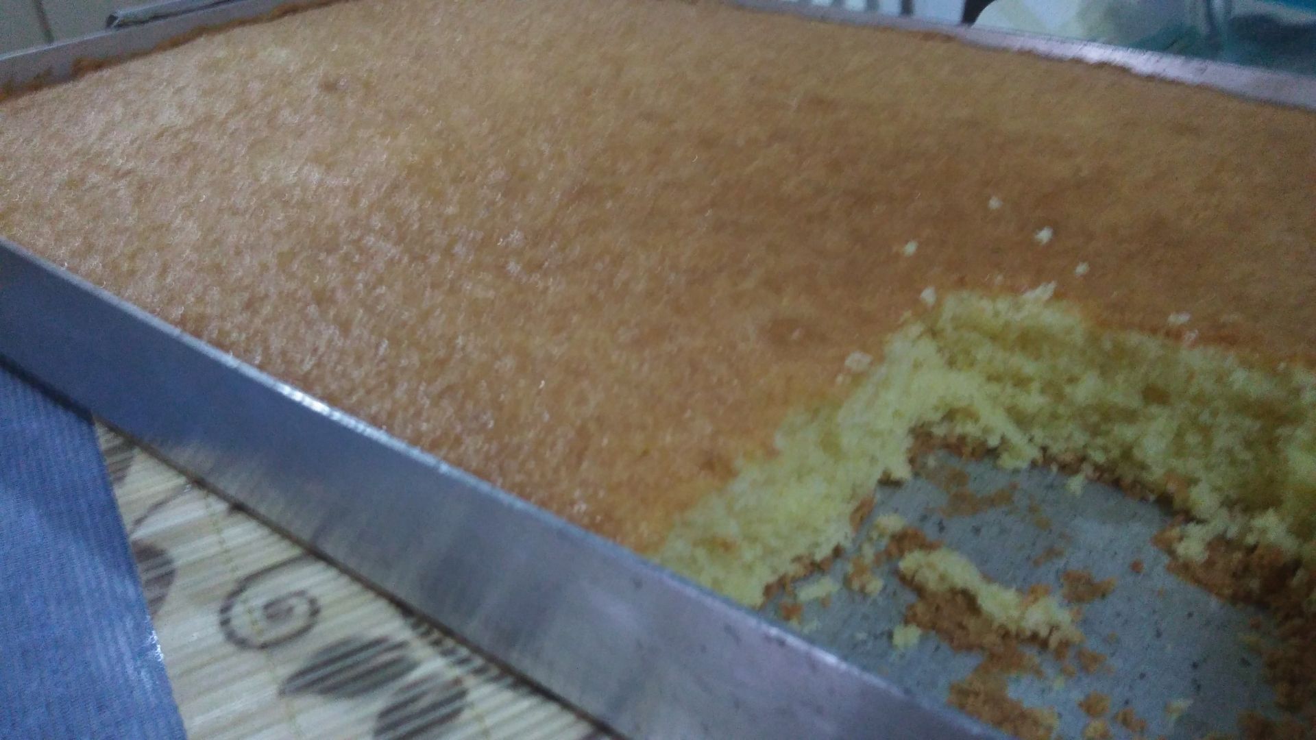 Bolo de fubá com polvilho e queijo