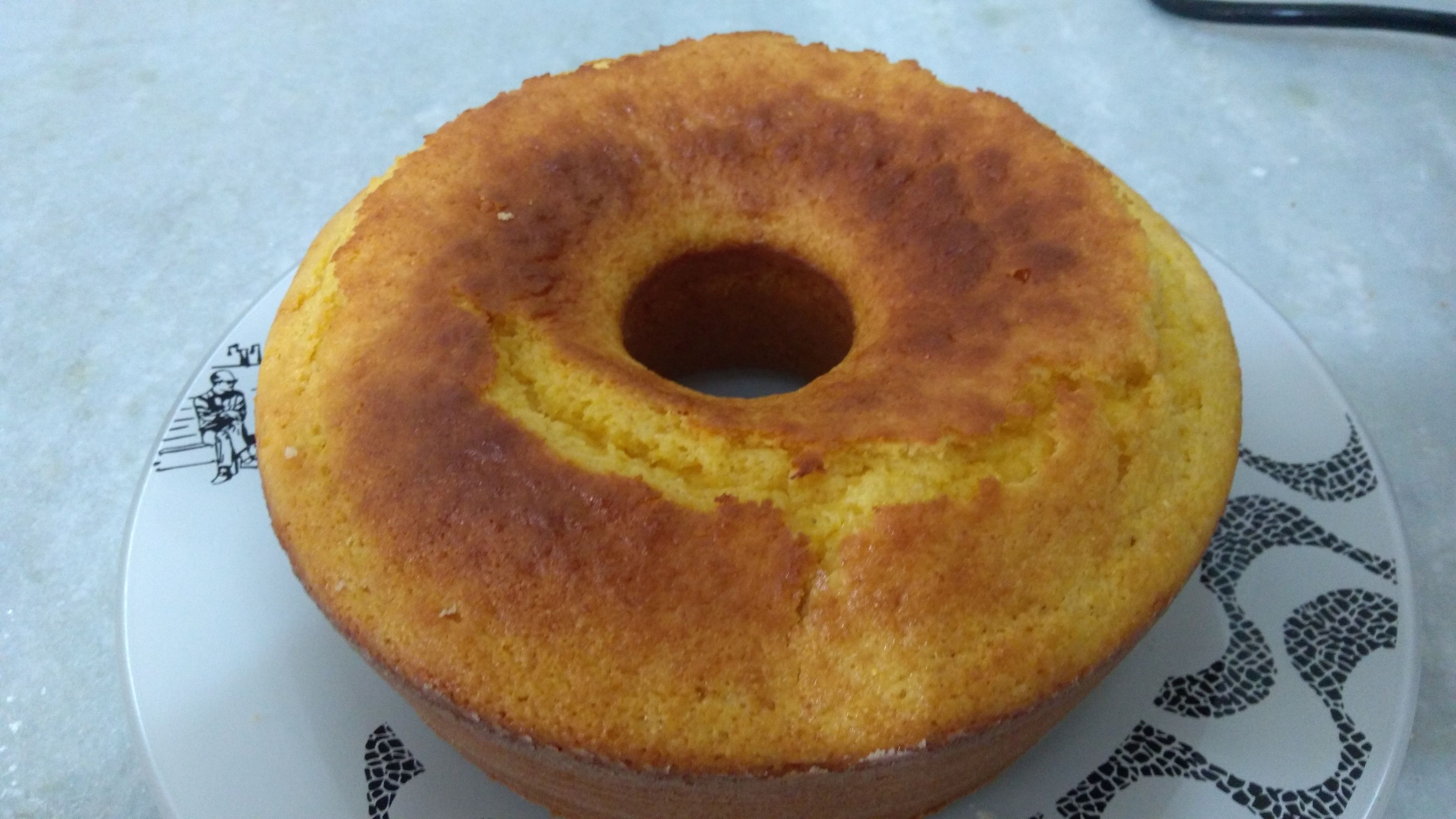 Bolo de fubá da vó Júlia