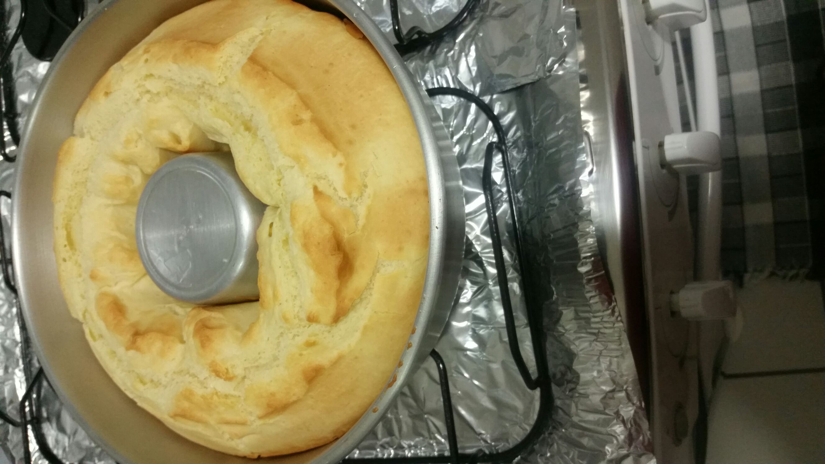 Bolo de goma com queijo fofinho