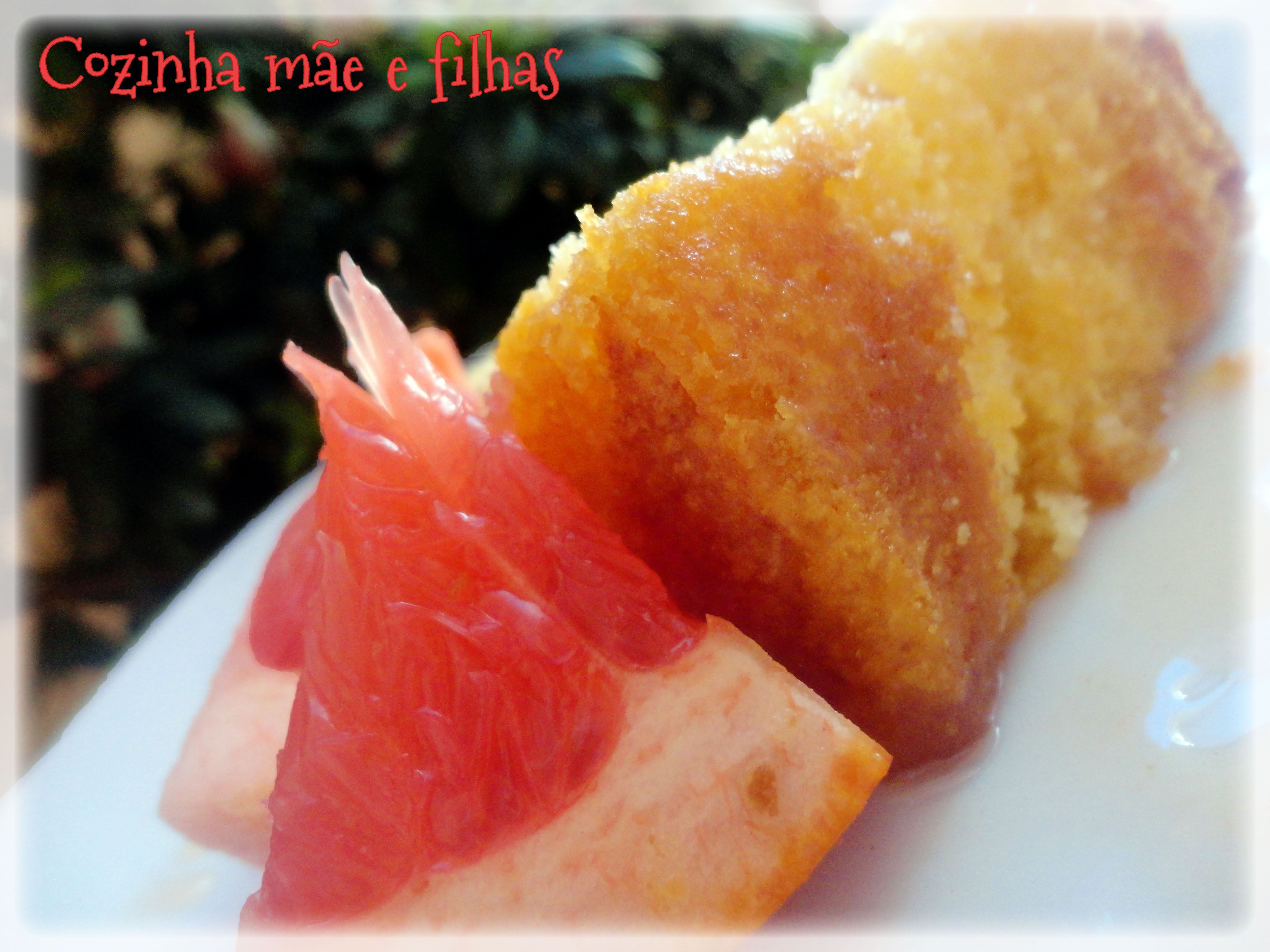 Bolo de grapefruit