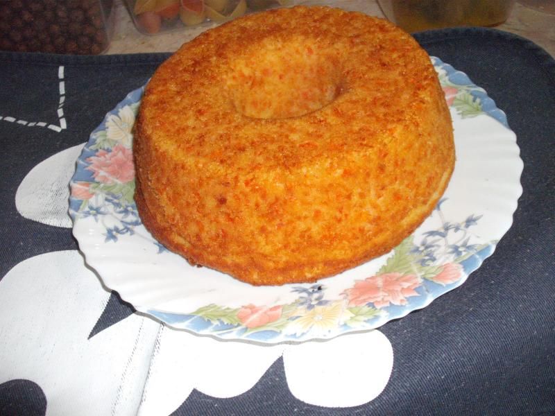 Bolo de iogurte e cenoura