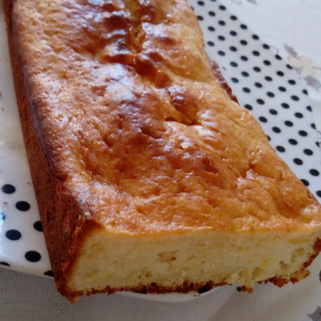 Bolo de kefir de leite