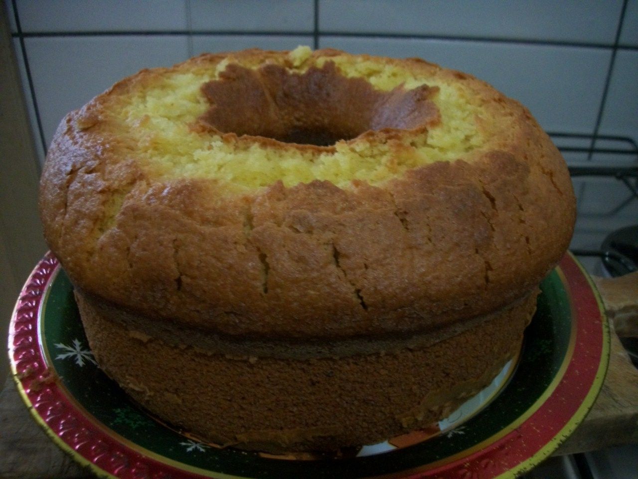 Bolo de laranja com casca da Júlia