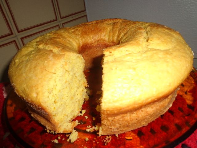 Bolo de laranja com casca diet