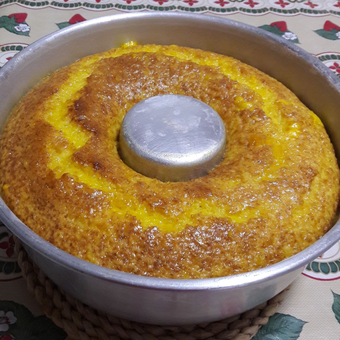 Bolo de laranja super fofo e molhadinho