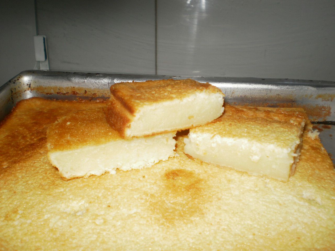 Bolo de leite cremoso