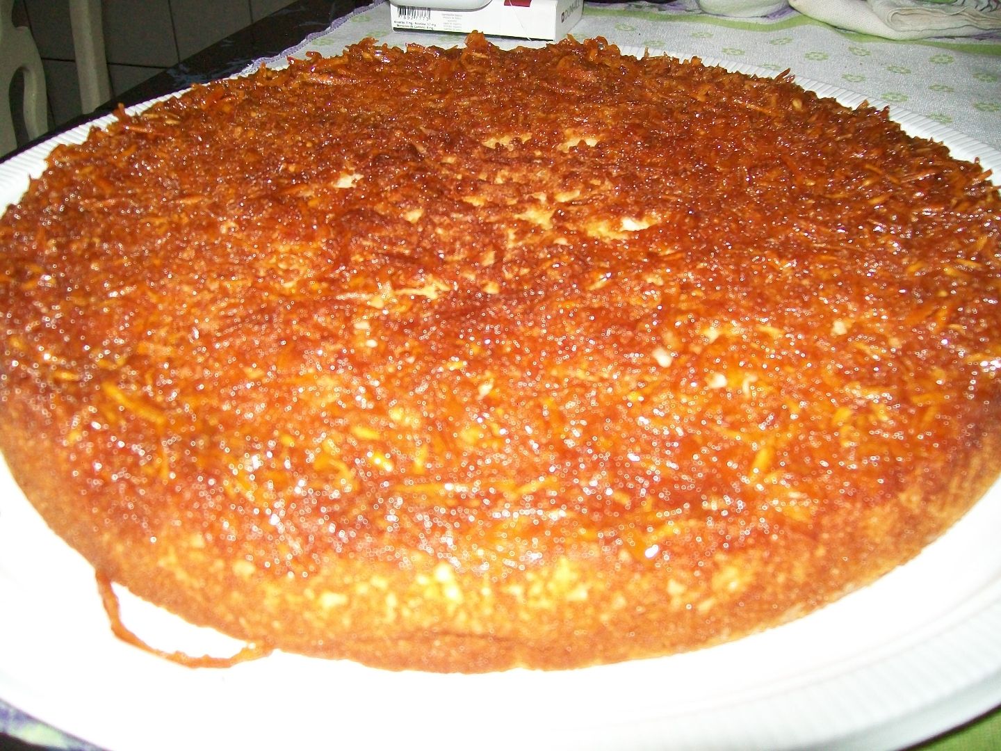 Bolo de mandioca caramelizada