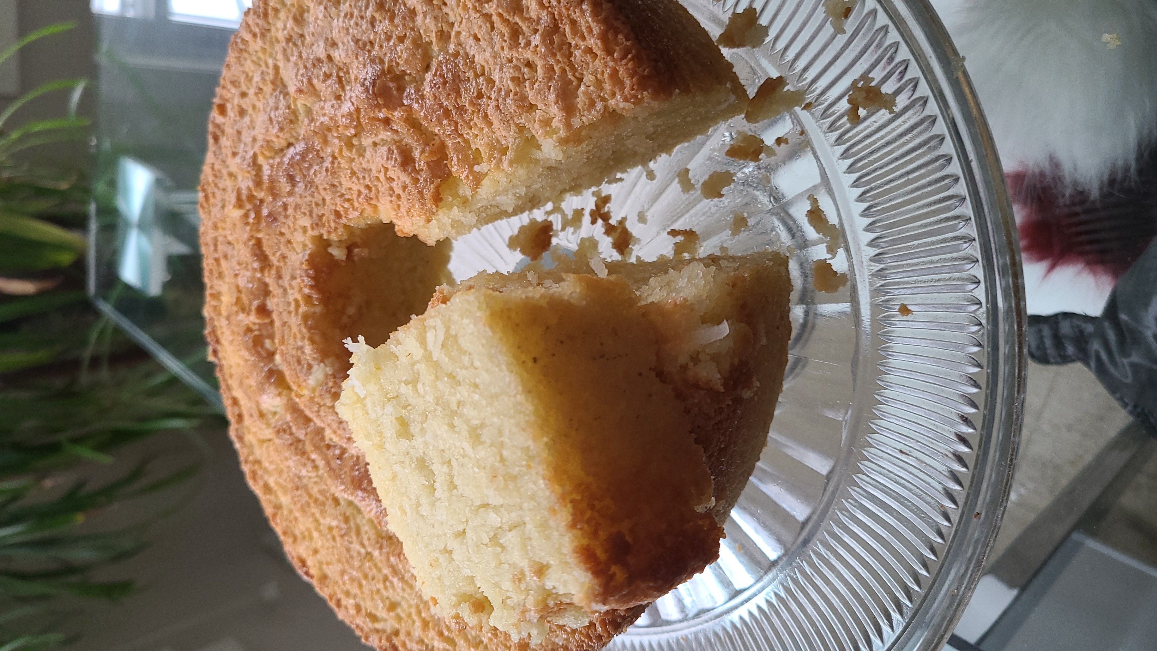 Bolo de mandioca com coco delicioso e cremoso