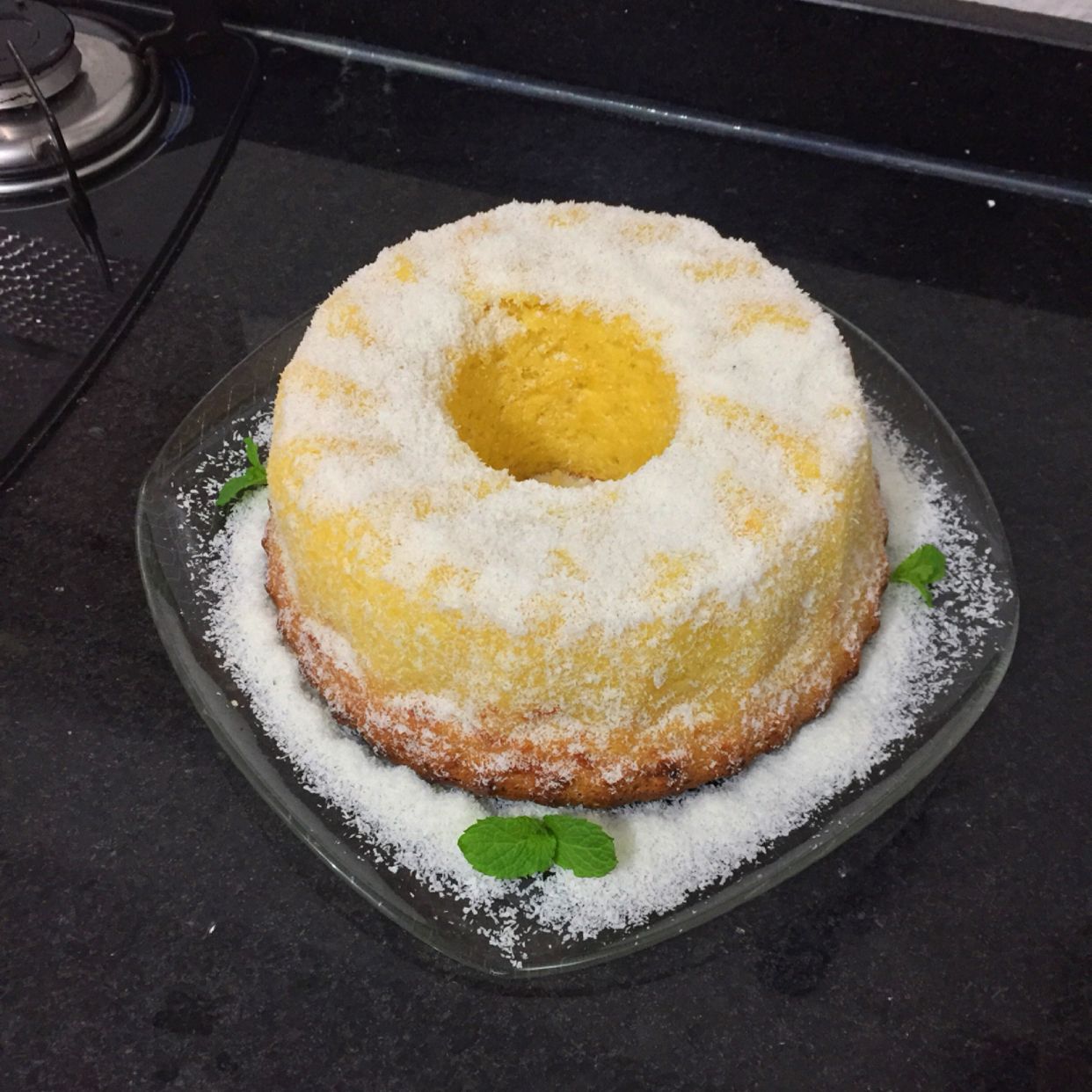 Bolo de mandioca do Flávio