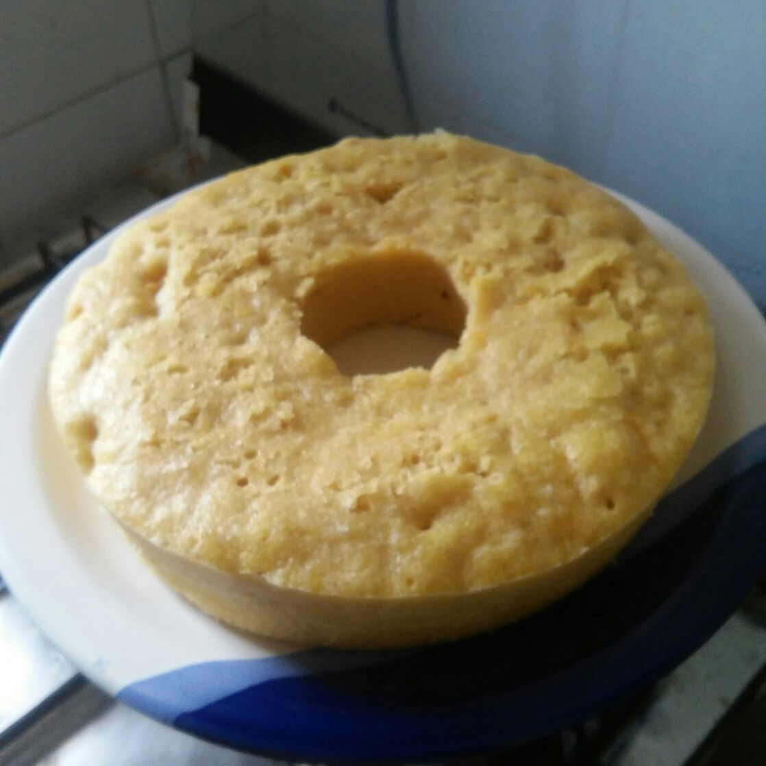 Bolo de manga no micro-ondas