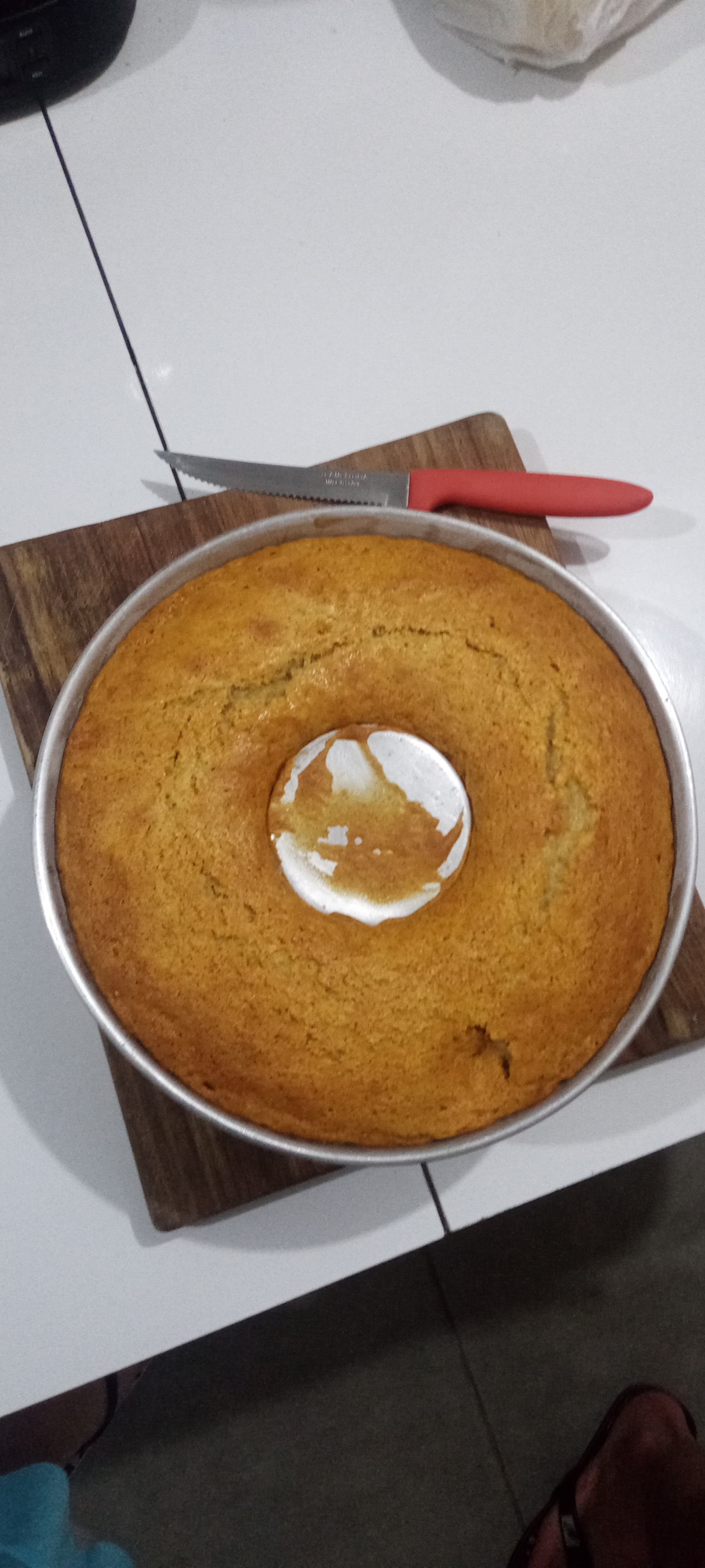 Bolo de mel simples