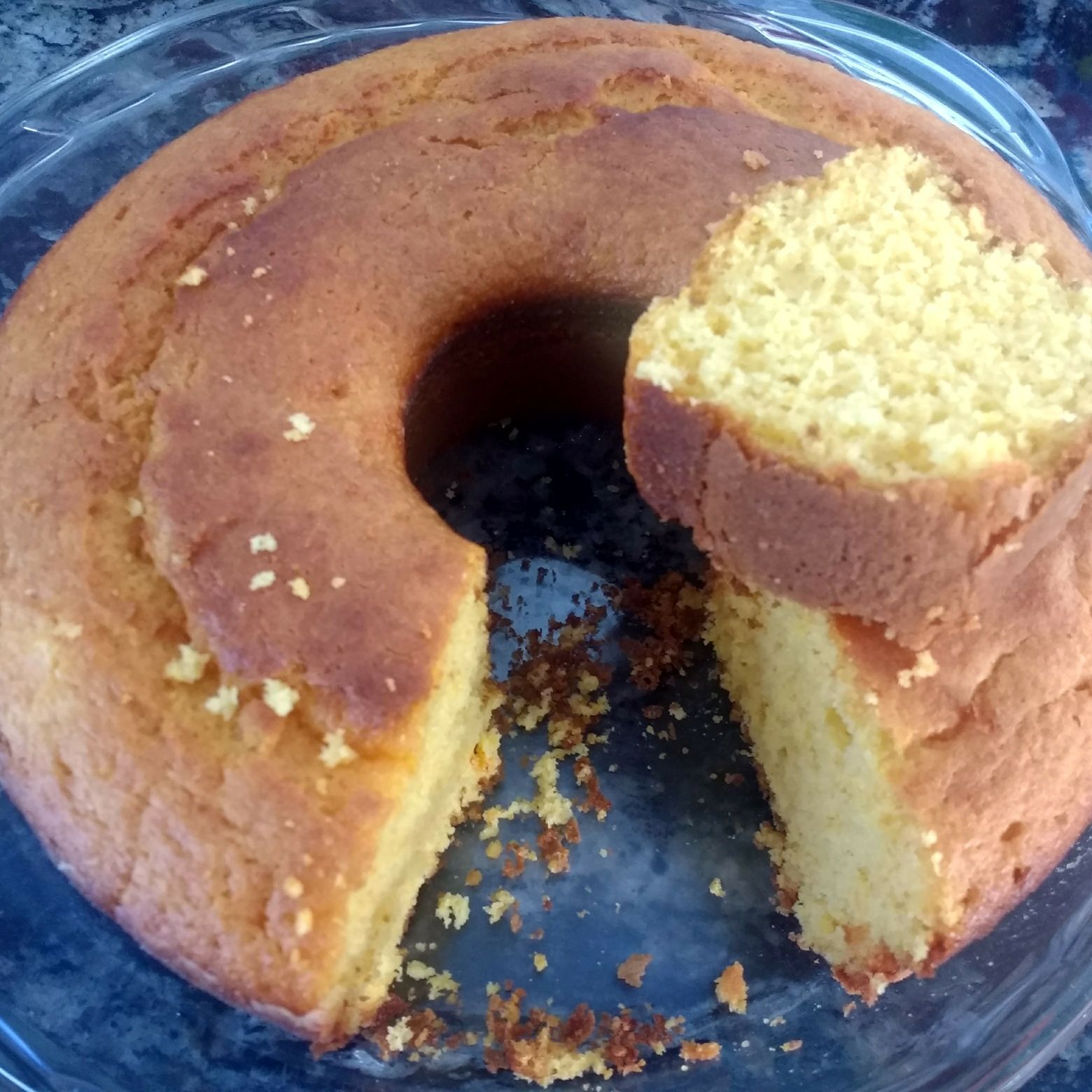 Bolo de mexerica (tangerina)