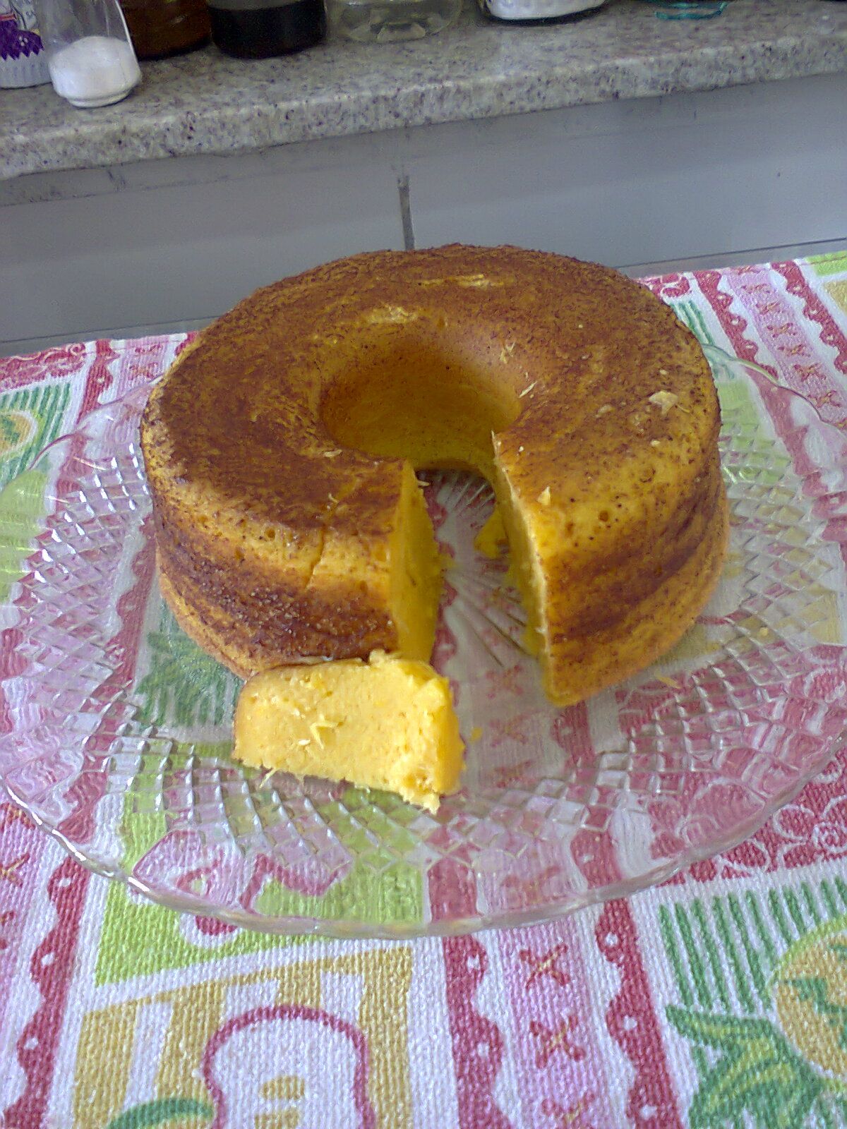 Bolo de milho da Zelda