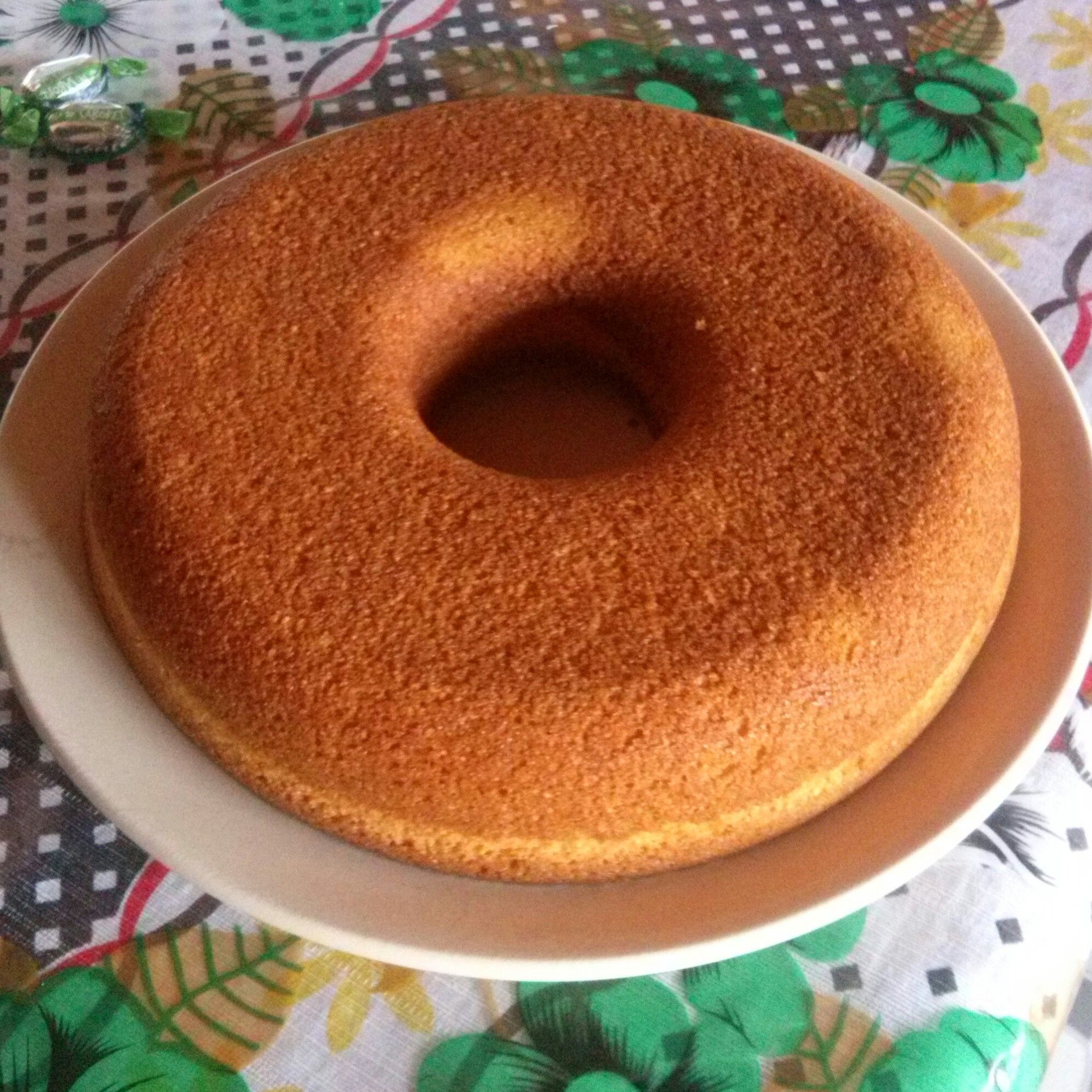 Bolo de milho de lata no liquidificador