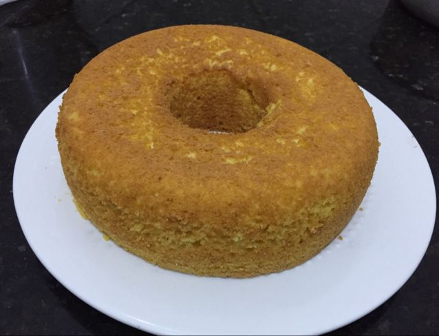 Bolo de milho sem gluten e sem lactose