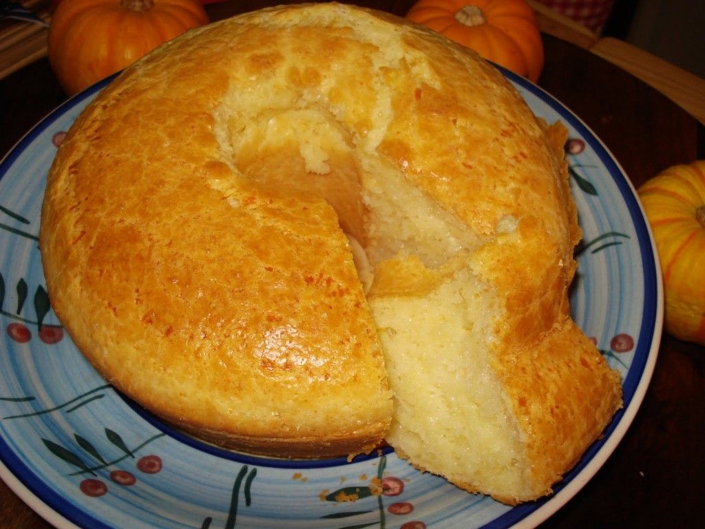 Bolo de queijo delicioso