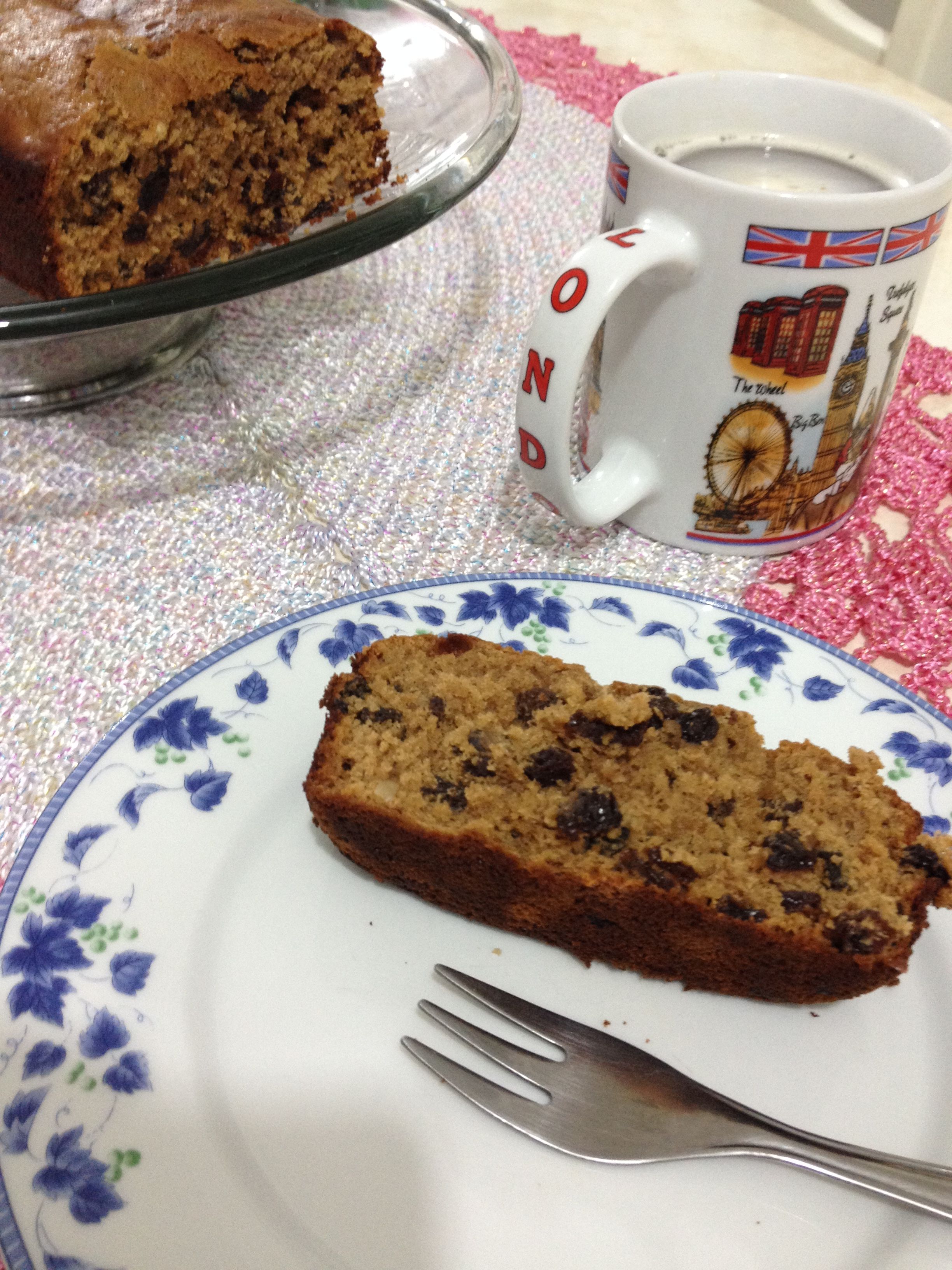 Bolo inglês tradicional (tipo malt loaf)