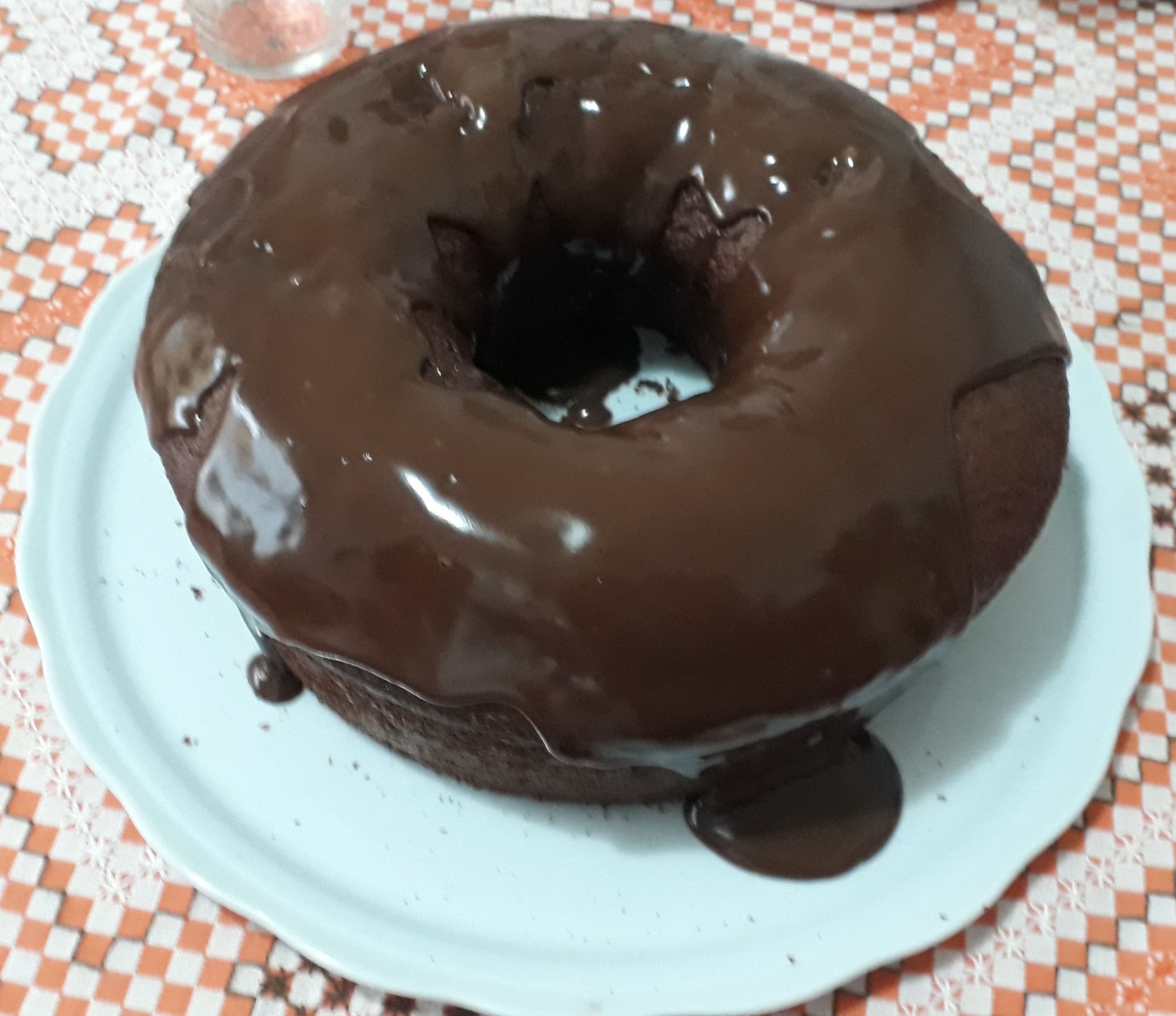 Bolo Mágico (Chocolate com Canela)