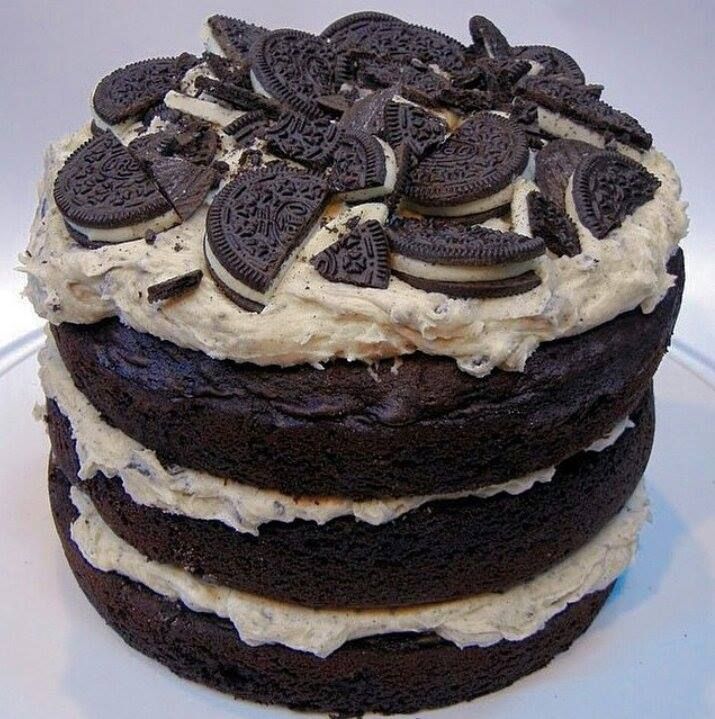 Bolo naked cake oreo