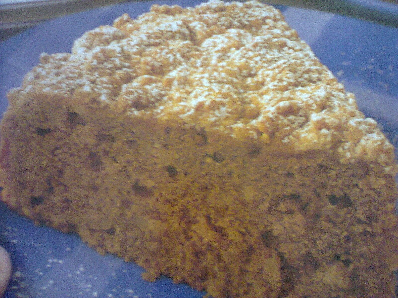 Bolo streusel de café