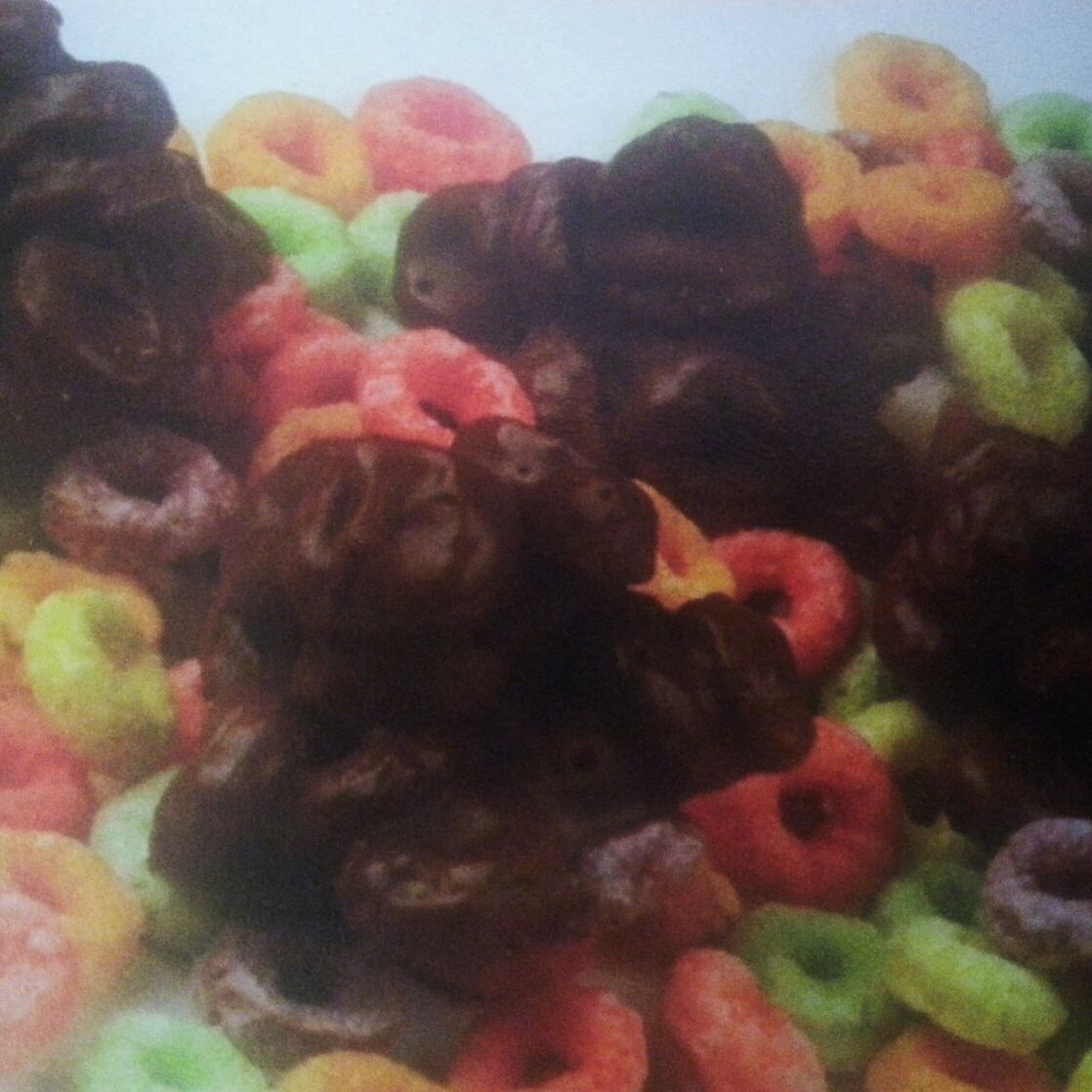 Bombom de cereal colorido