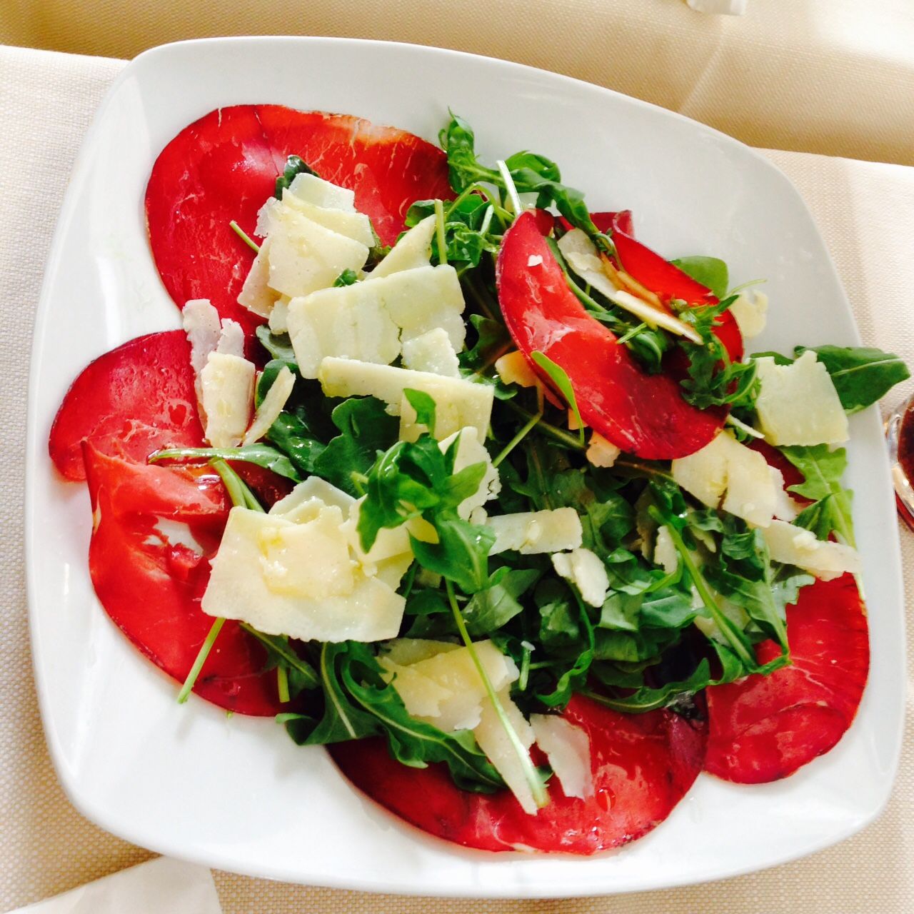 Bresaola com limão siciliano