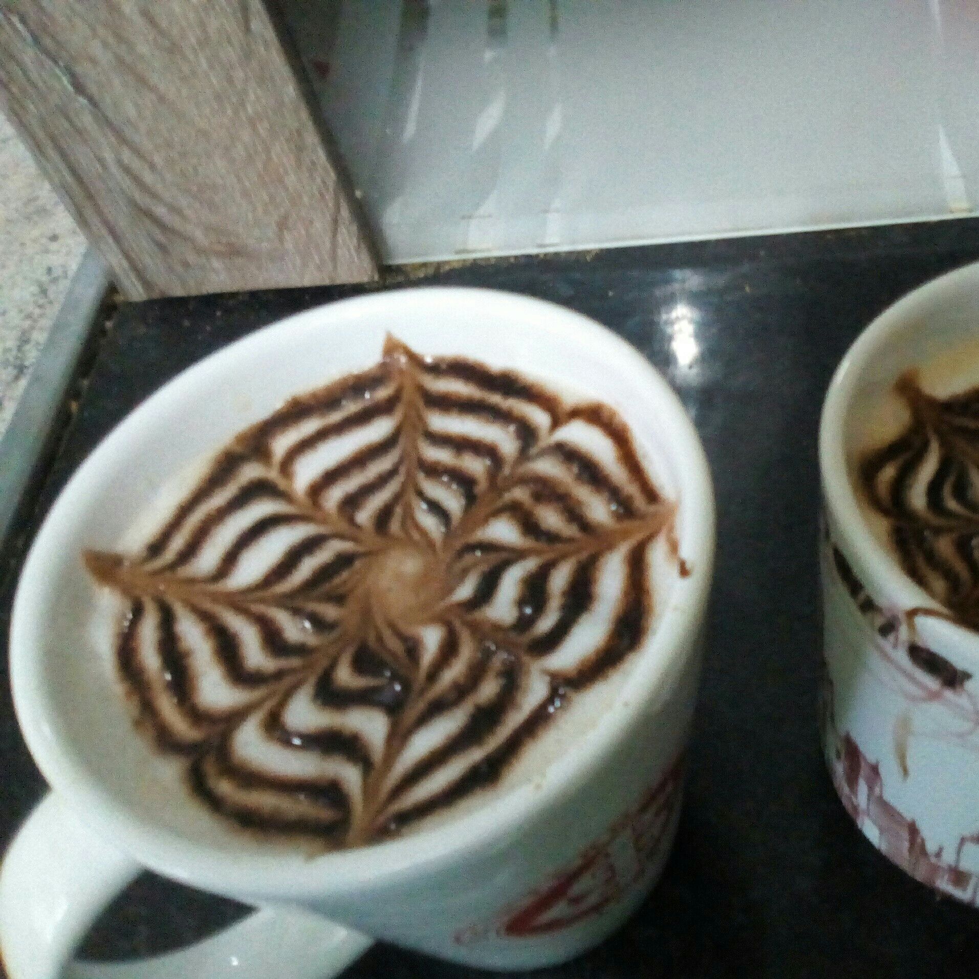 Café latte caseiro