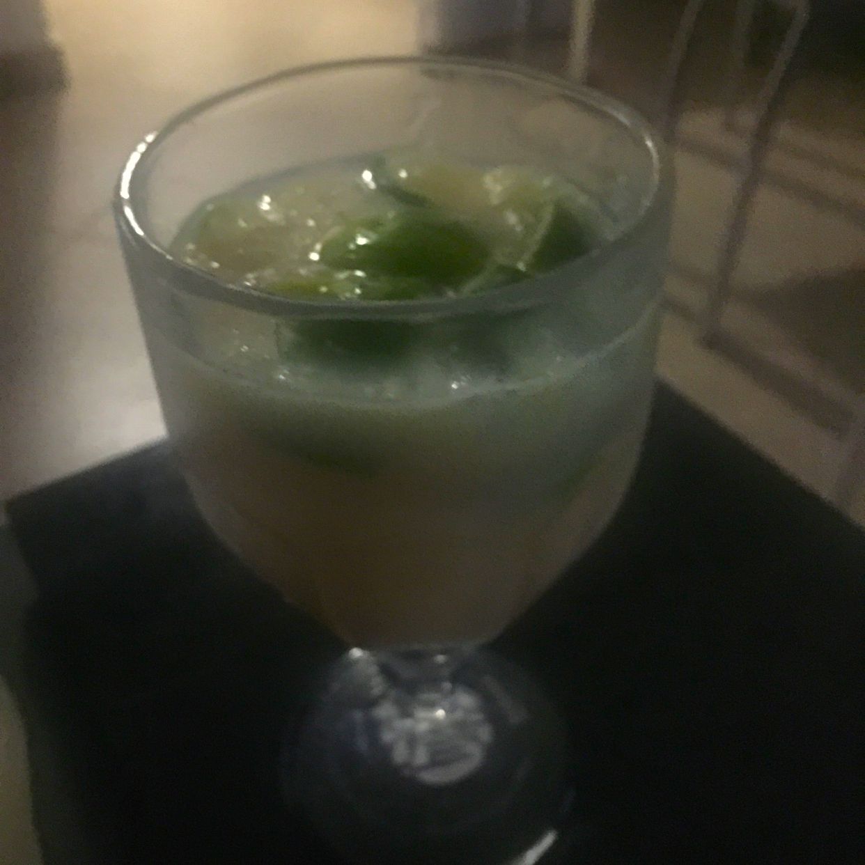 Caipirinha de yakut com vodka