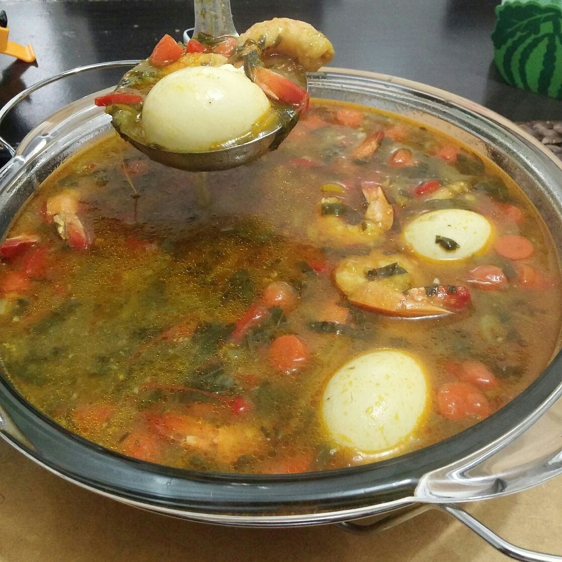 Caldo de camarão