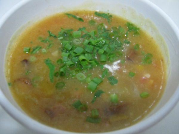 Caldo de mandioca delicioso