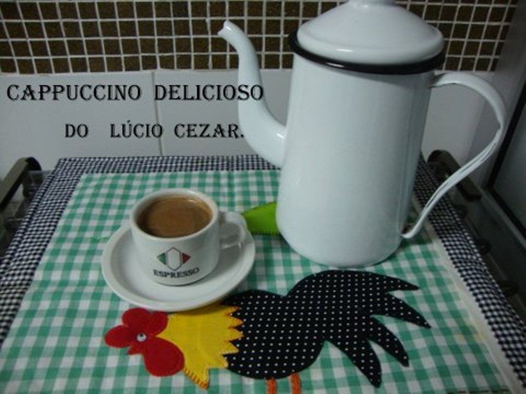 Capuccino delicioso do Lúcio Cezar