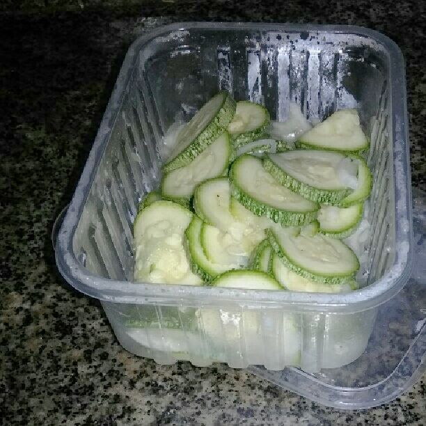 Ceviche de abobrinha fácil