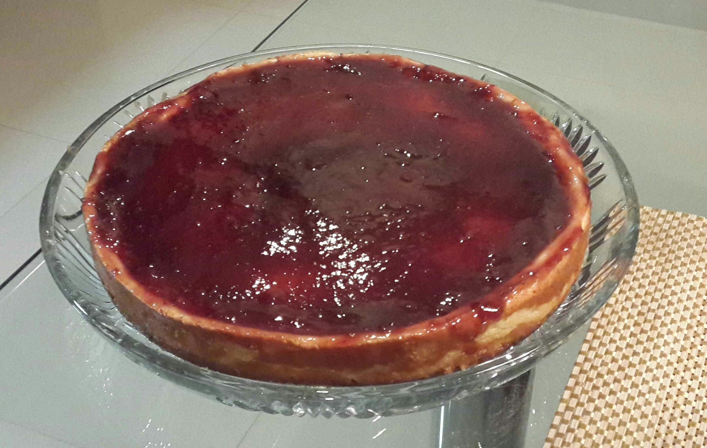 Cheesecake de framboesa